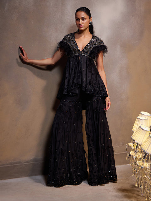 AVA SHARARA SET