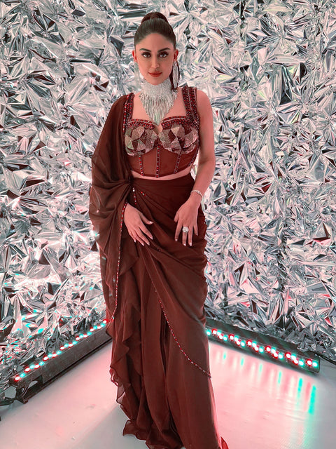 VERO CONCEPT SAREE SET