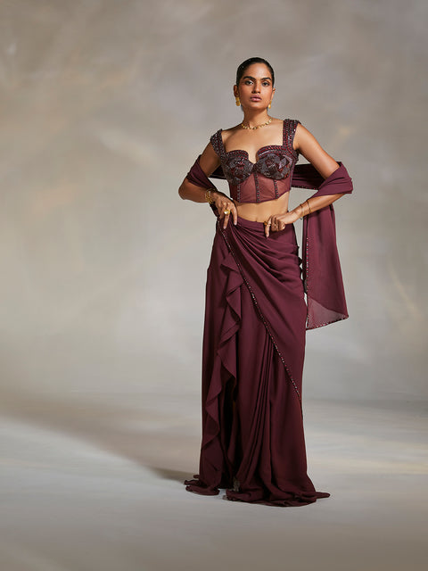 VERO CONCEPT SAREE SET